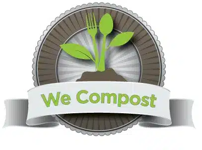 Sustainability We Compost white background